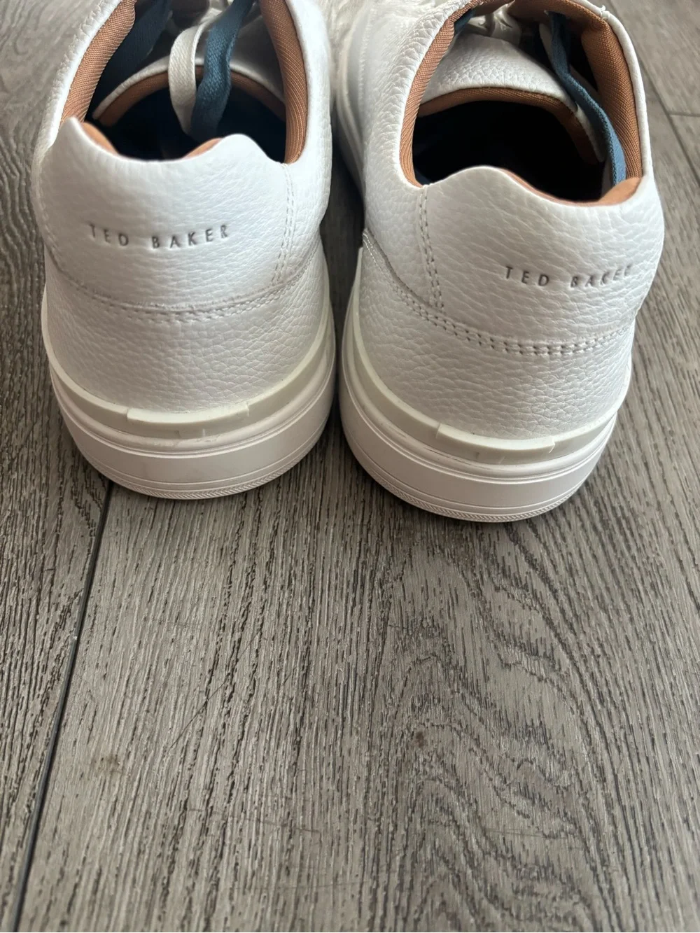 Ted Baker Brentford White Leather Men’s Casual Sneakers NWOT